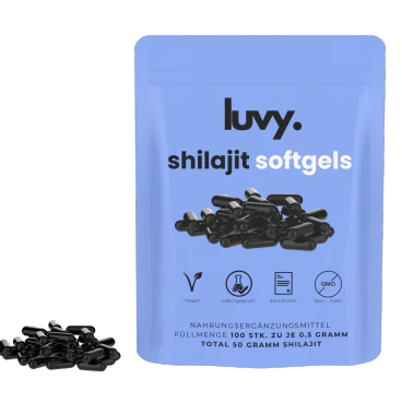 Shilajit en cápsulas blandas Luvy